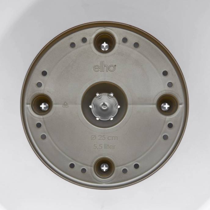 loft urban round high 35cm white